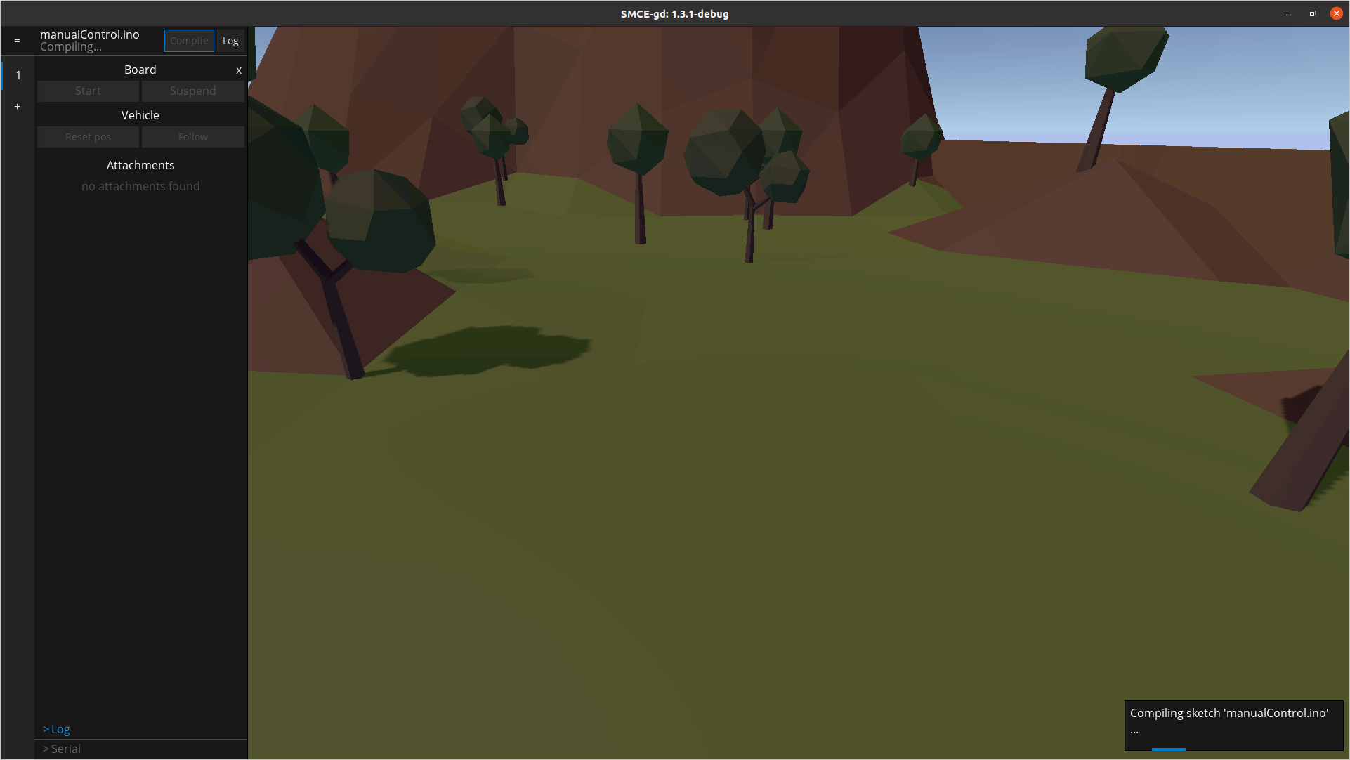SMCE sketch added screen